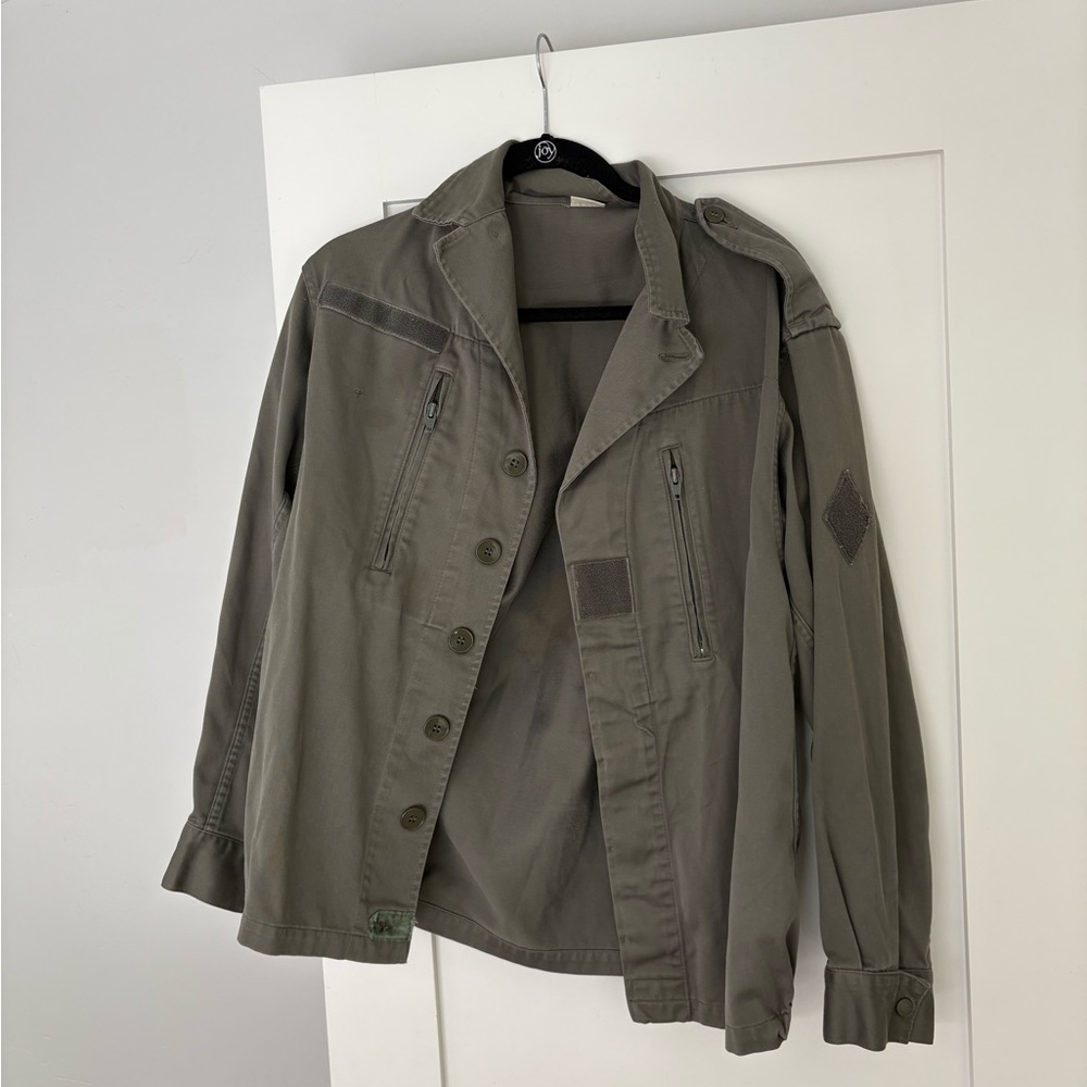 Brandy Melville Olive Green Military Jacket